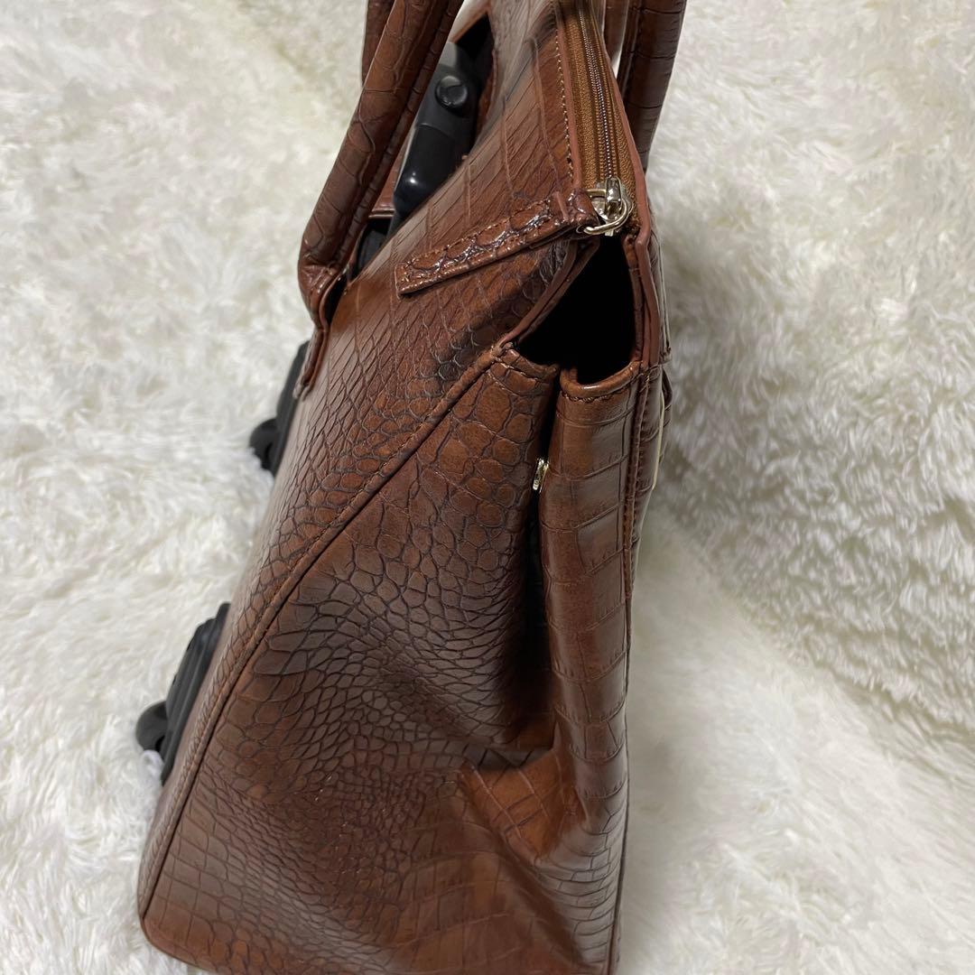 新品タグ付き クーコ COOCO クロコ型押しキャリーカート 公式通販