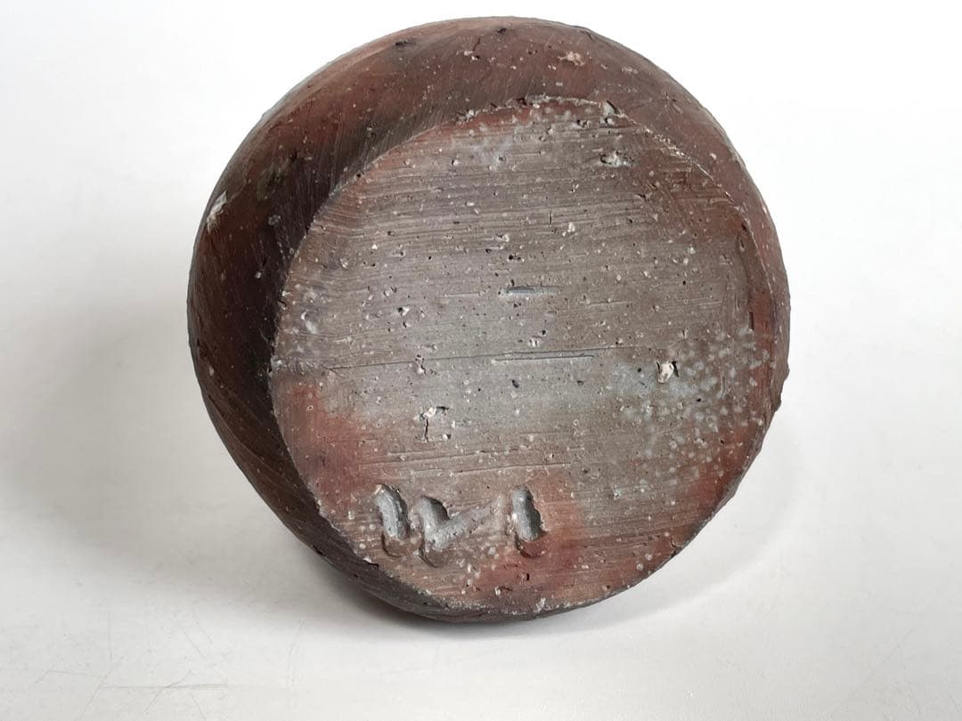 陶芸家 作家物 金重愫 備前 徳利 窯変 とくり 共箱 金重素