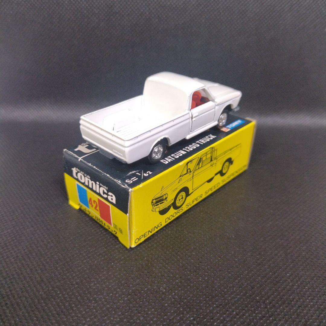 29】トミカ 黒箱 日本製 ダットサン 1300 トラック 1Eホイール｜29