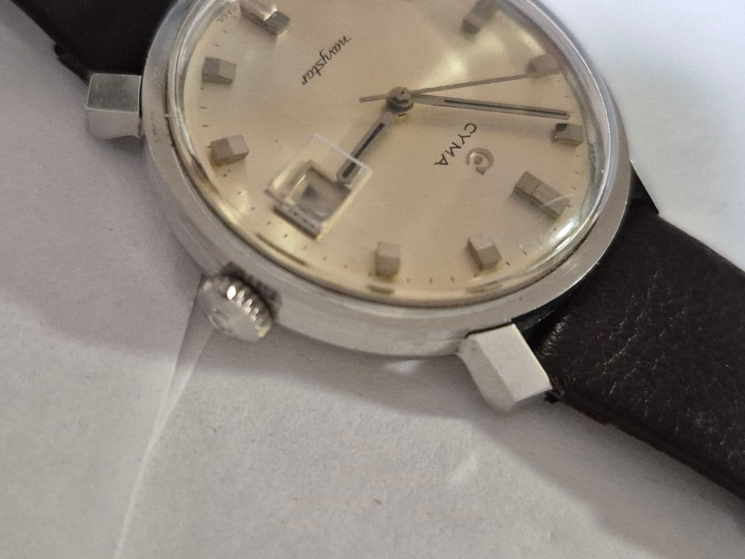 R*8様 CYMA navystar 自動巻き　メンズ腕時計