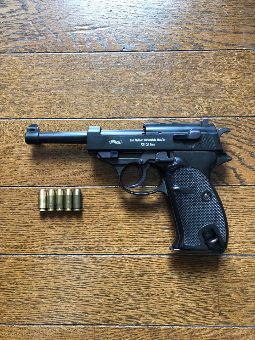 P38 トイガン ブラック/ブラウンマルシン