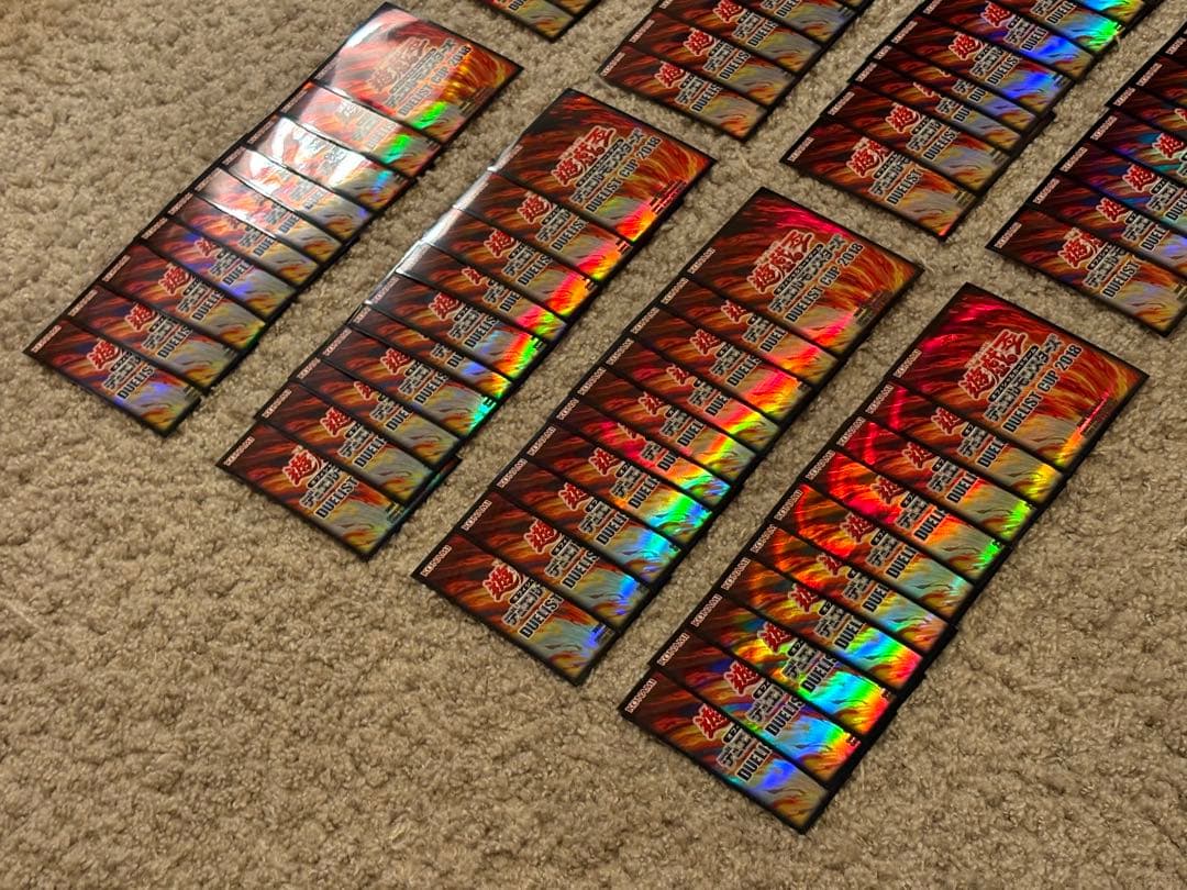 遊戯王 スリーブ duelist cup 2018 デュエリストカップ 炎80枚