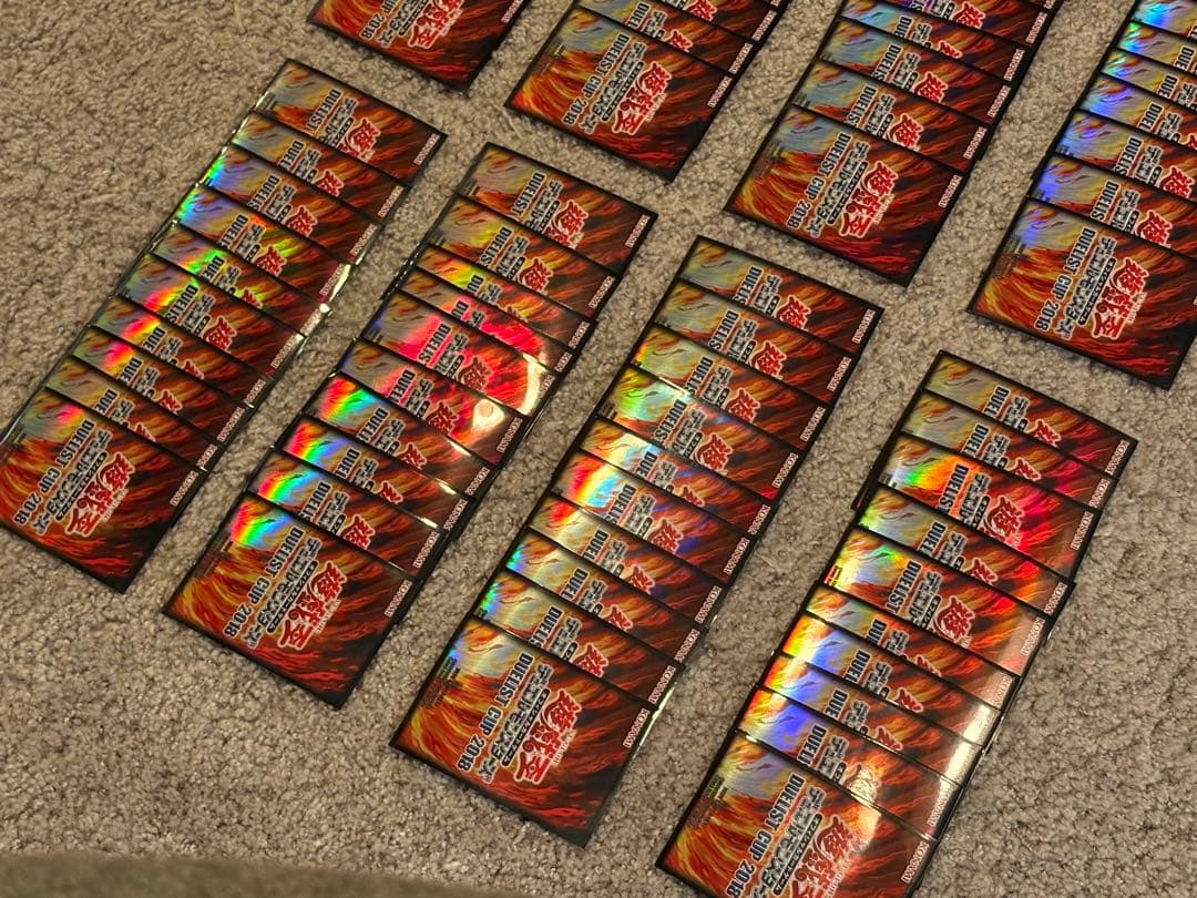 遊戯王 スリーブ duelist cup 2018 デュエリストカップ 炎80枚