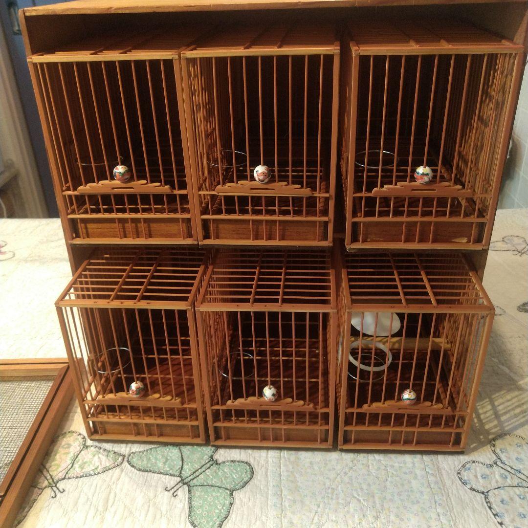 メジロ籠6個&寝かせ箱セット - メルカリ
