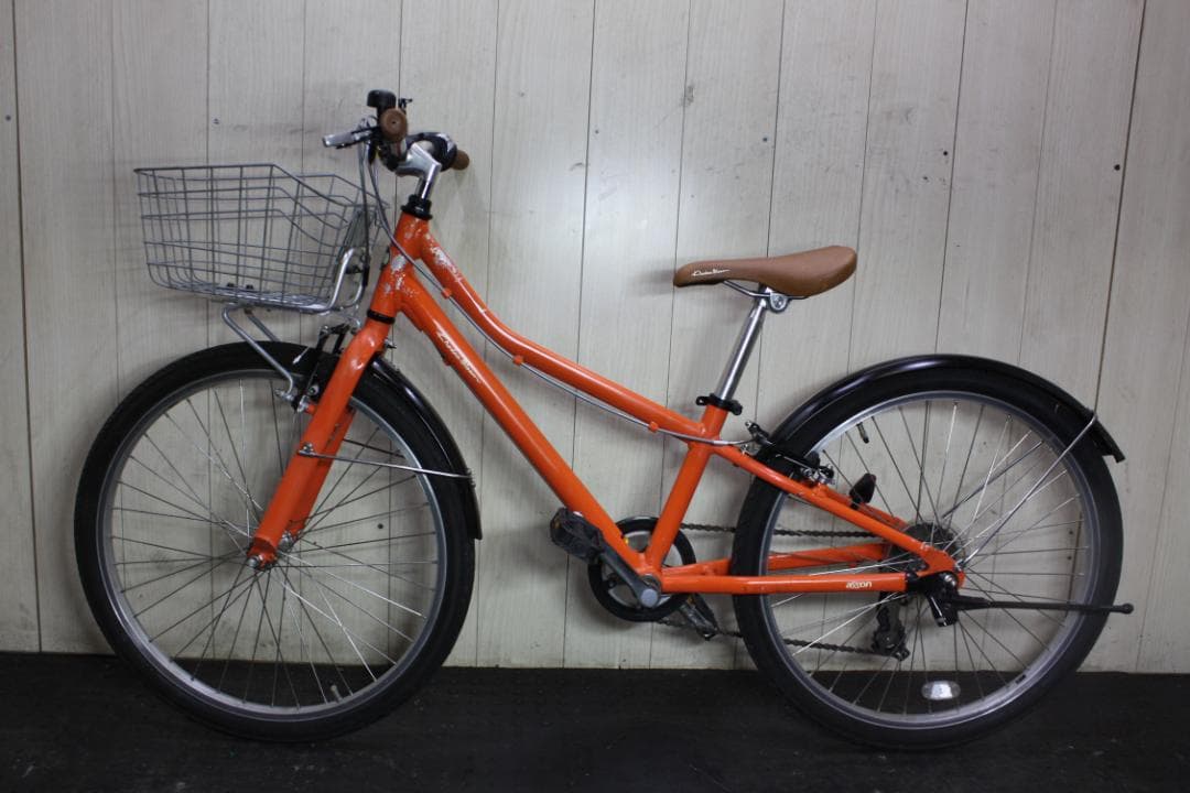 コーダーブルーム asson24 アルミ シマノ6速 24インチ オレンジ
