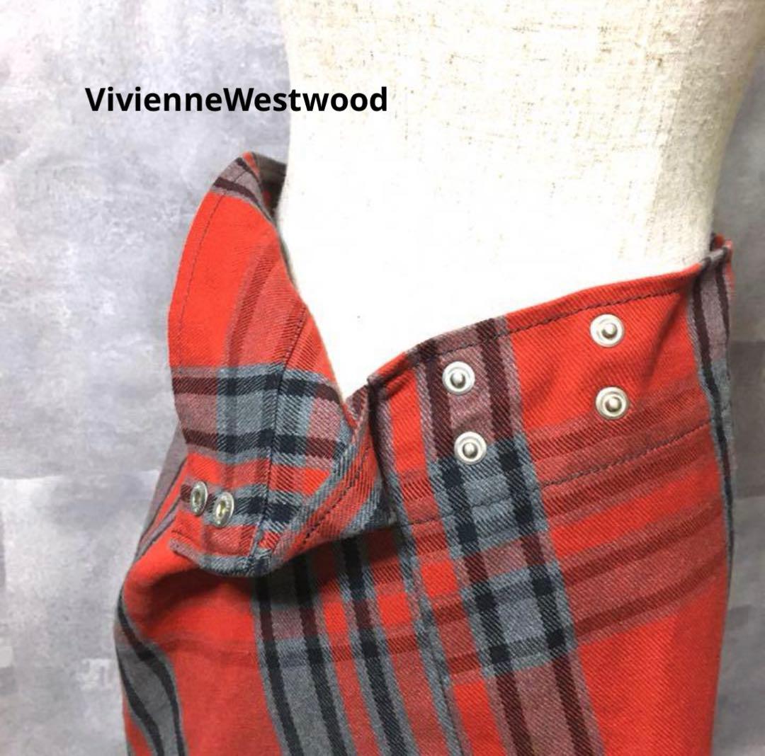 【VivienneWestwood】REDLABEL アシメスカート　チェック
