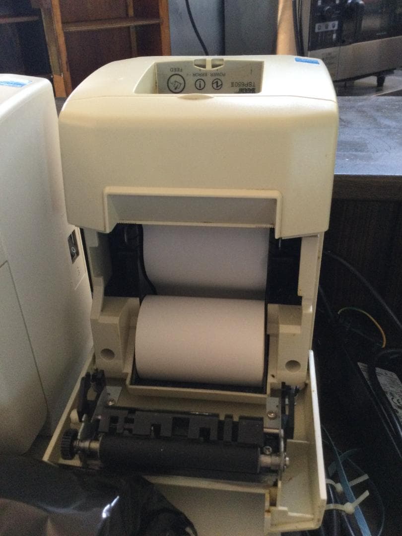 Uレジ TSP650 プリンター キャシュドロワー レジロール スタンド