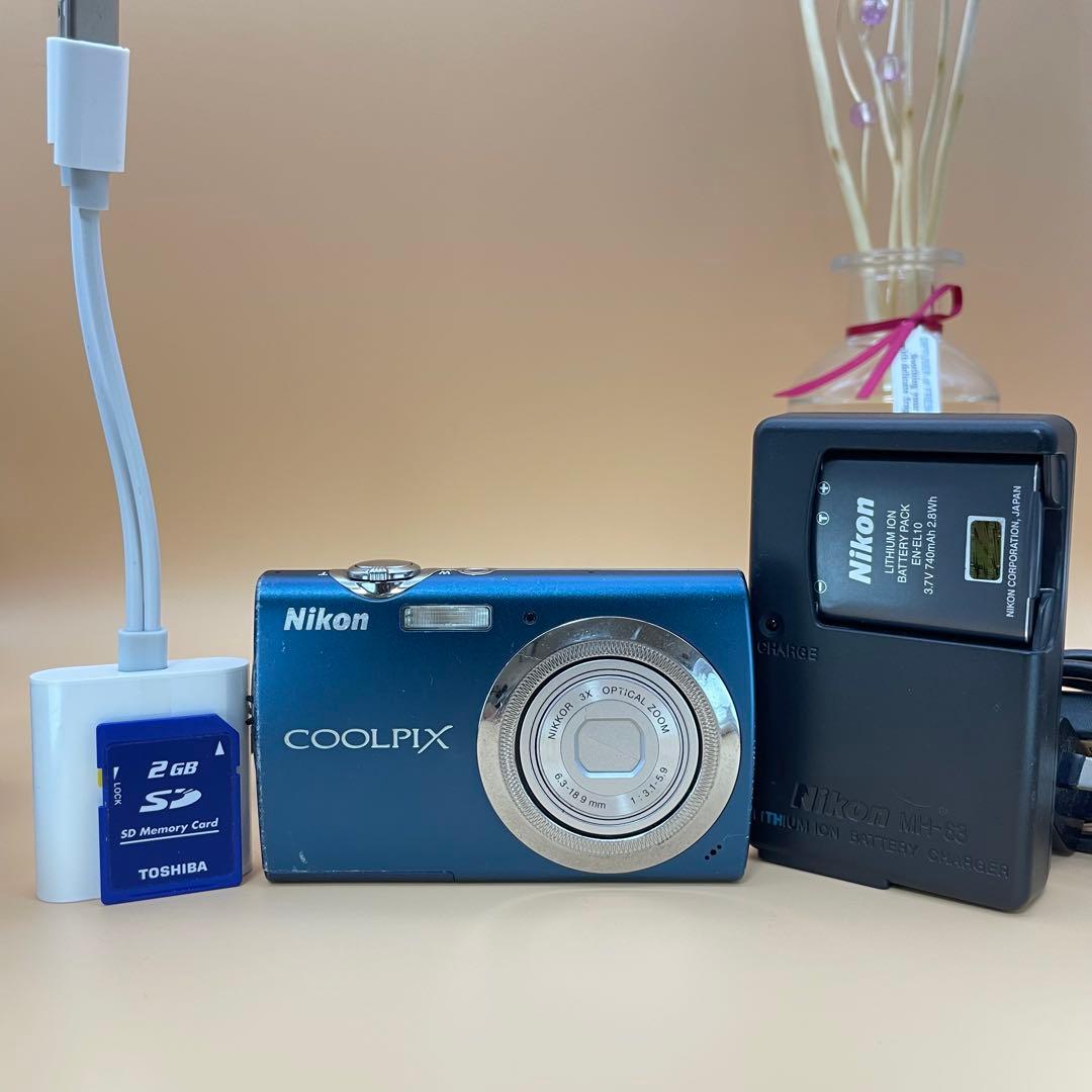 動作確認済✨Nikon coolpix S230✨スマホ転送OK 人気色♪