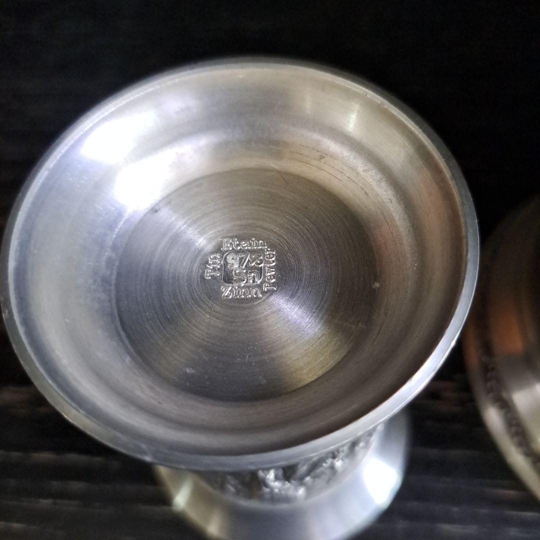 ベルギー製　新品　ピューター　97％　ビアジョッキ&カップ