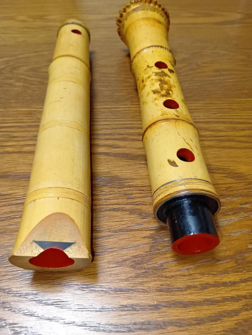 琴古流 尺八】大宝銘 収納袋付属 長さ約54㎝