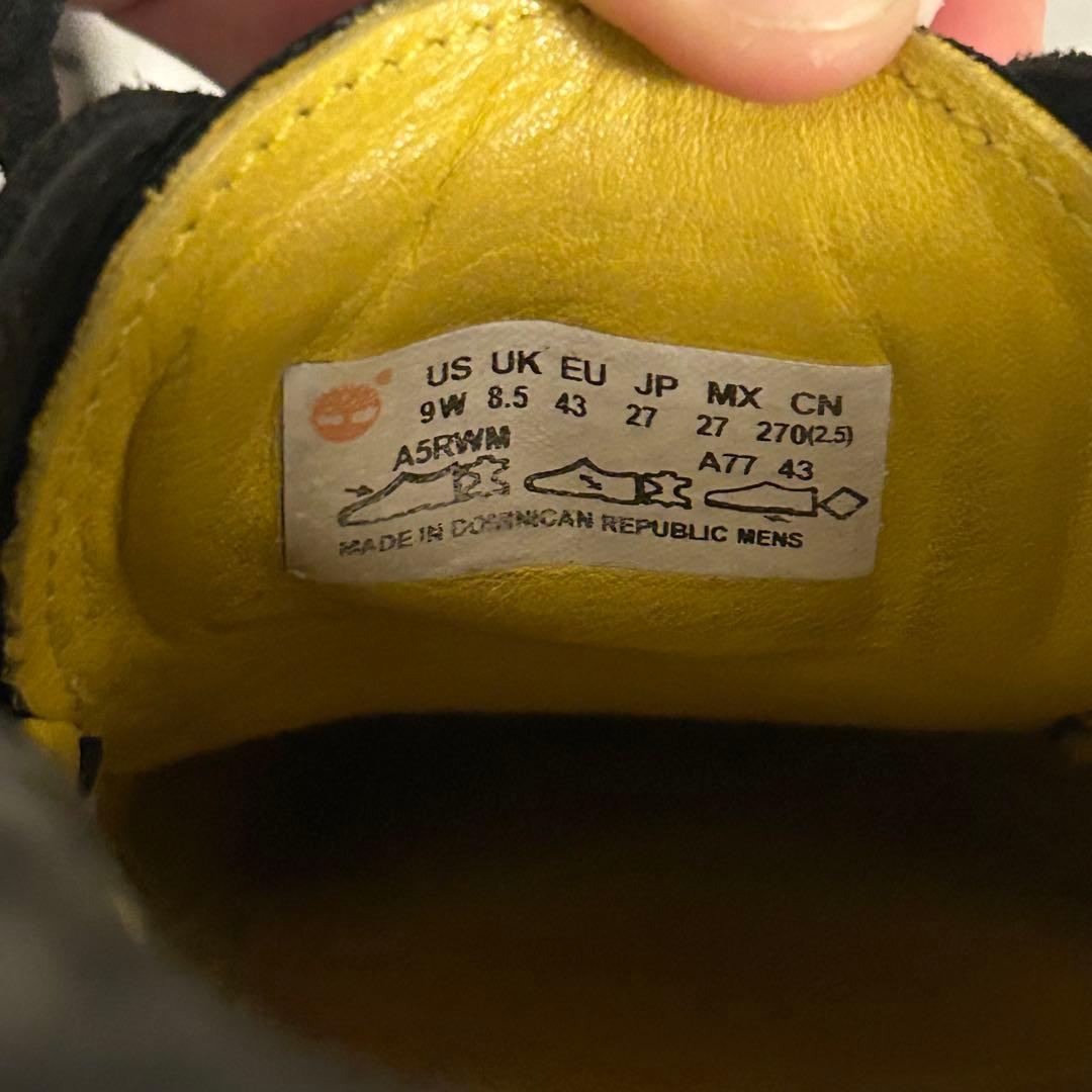 靴 Timberland 3EYE CLASSIC LUG BLACK NUBUCK