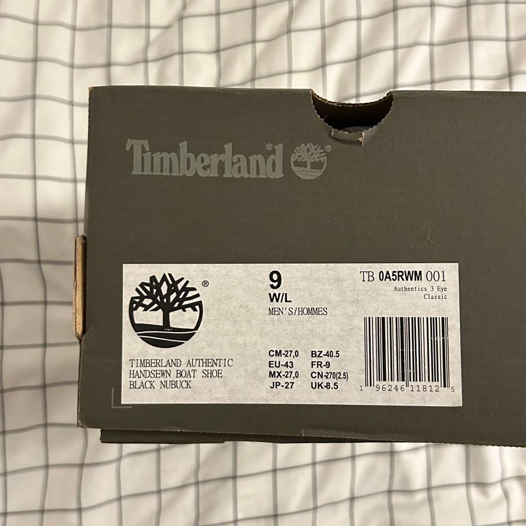 靴 Timberland 3EYE CLASSIC LUG BLACK NUBUCK