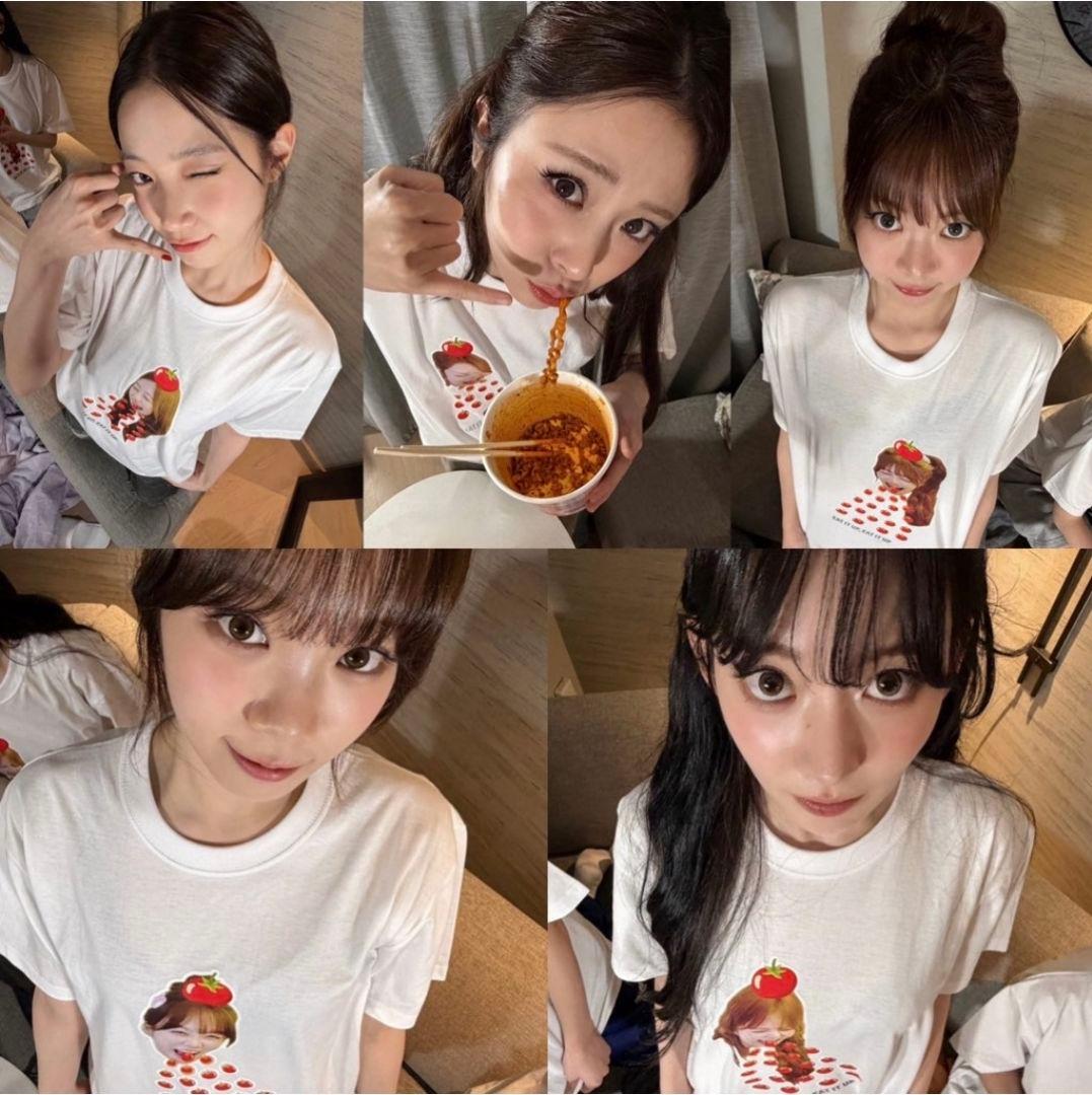 LE SSERAFIM SPAGHETTI カズハ Tシャツ 半袖