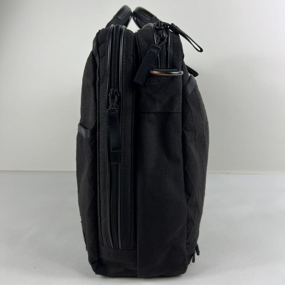 【2way✨撥水】ポーター ビジネスバッグ ハイブリッド 出張 二層 ブラック