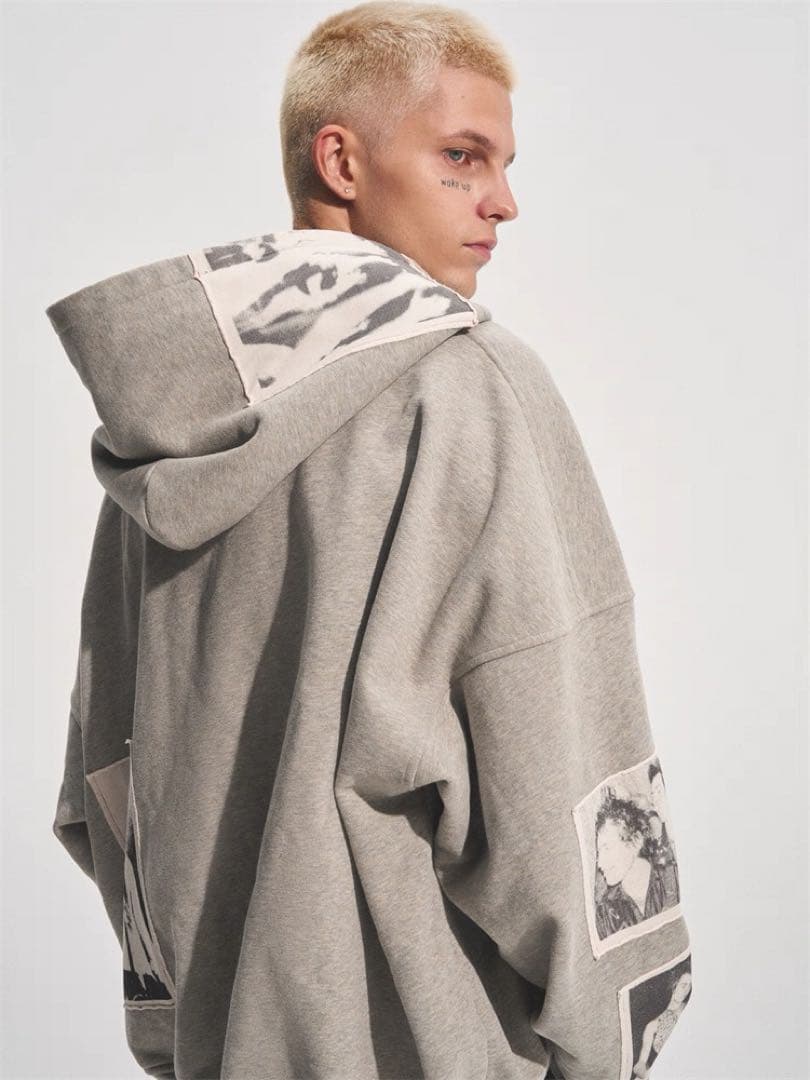 bastard グレー フード付きパーカー ENHYPEN ニキ着用