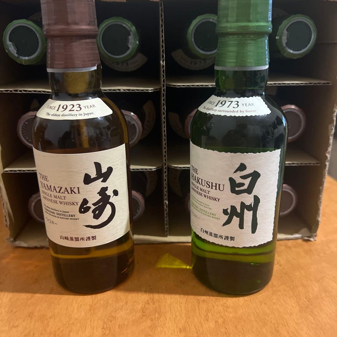 サントリー シングルモルトウイスキー 白州 10本セット