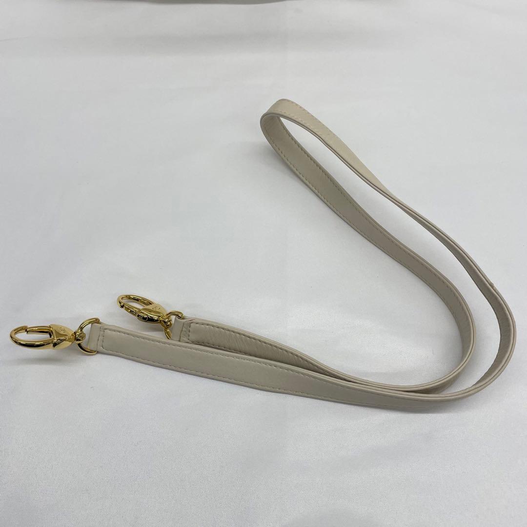 美品✨Dior レディディオール 2way ハンドバッグ ホワイト アイボリー