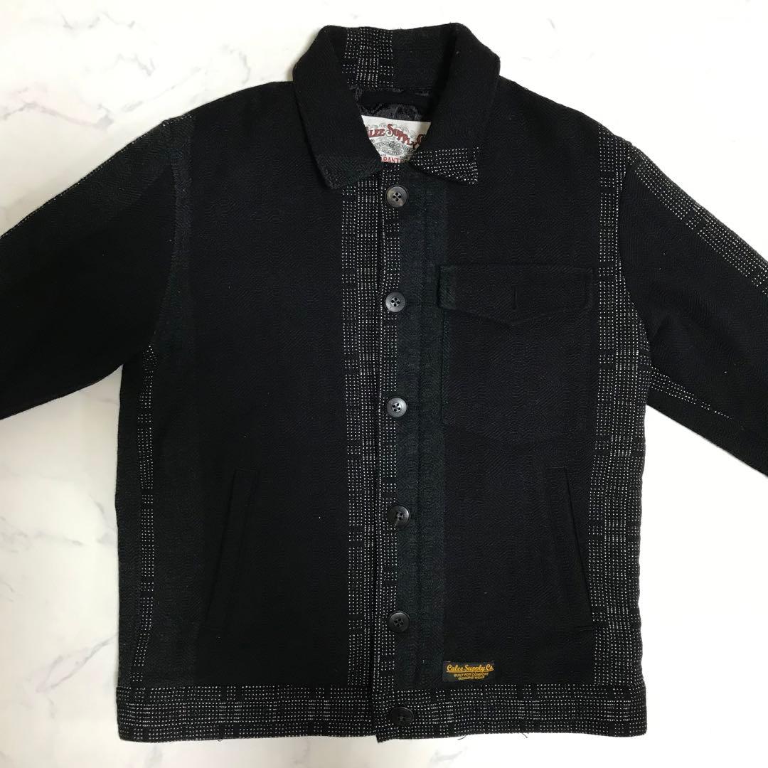【美品】【Lサイズ】Calee Supply Co. チェック柄ジャケット