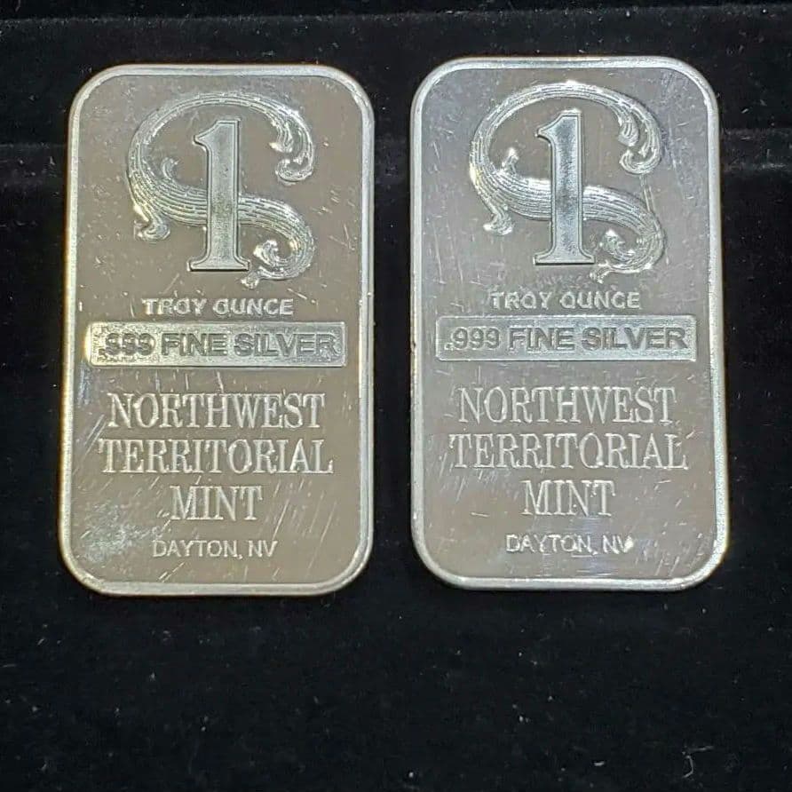 インゴット銀メッキレプリカ