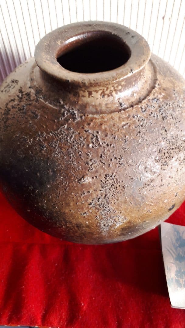 備前焼、馬場祥輔の壺｜備前焼 壺 馬場祥輔