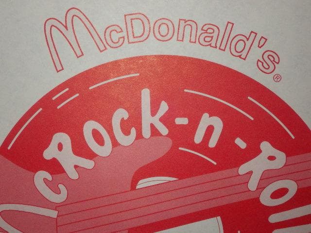 マクドナルド★ポスター★34★ビンテージ★McRock-n-Roll CAFE