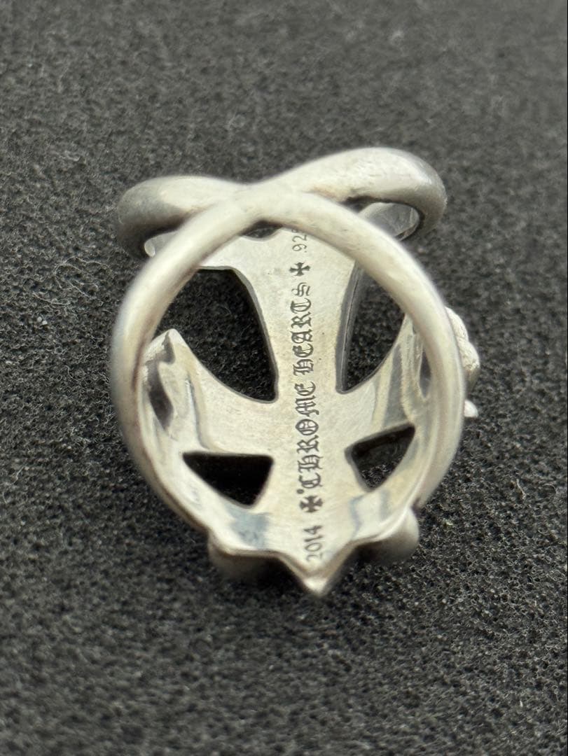 アクセサリー chrome hearts infinity ring pave dia us8
