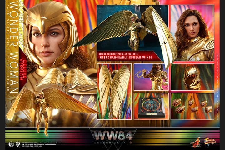 ホットトイズ ワンダーウーマン ゴールドアーマー版［ボーナスアクセサリー付き］ ムービー・マスターピース】『ワンダーウーマン 1984』1／6