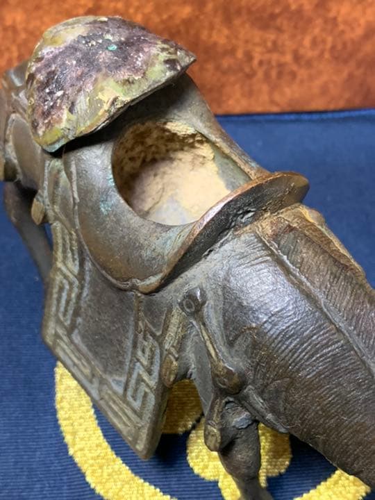 香炉 馬 香炉 ウマ香爐 時代 古玩 唐物 煎茶 香道具 アンティーク