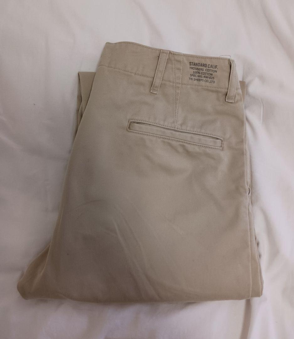 25AW スタンダードカリフォルニア チノパンツ ワイドシルエット - メルカリ