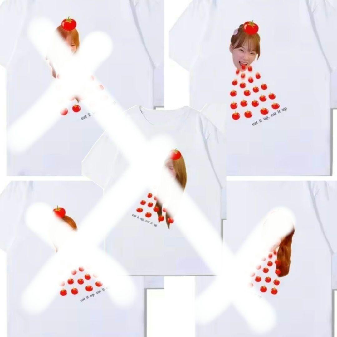 LE SSERAFIM トマトTシャツ SPAGHETTI - メルカリ