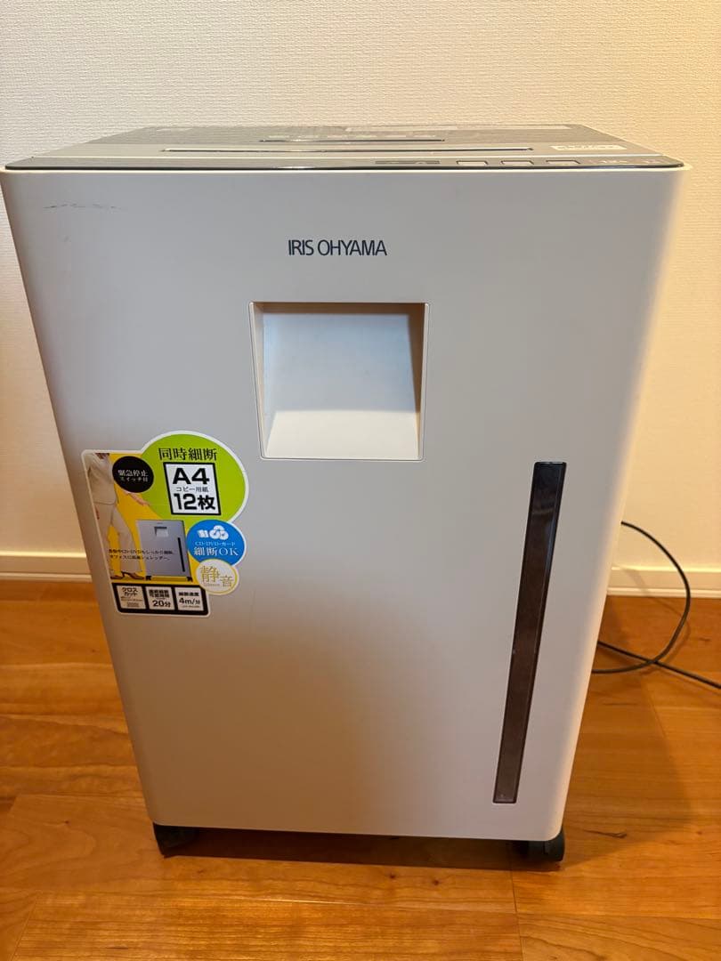 電動シュレッダー アイリスオーヤマ SH12H ジャンク品 - メルカリ