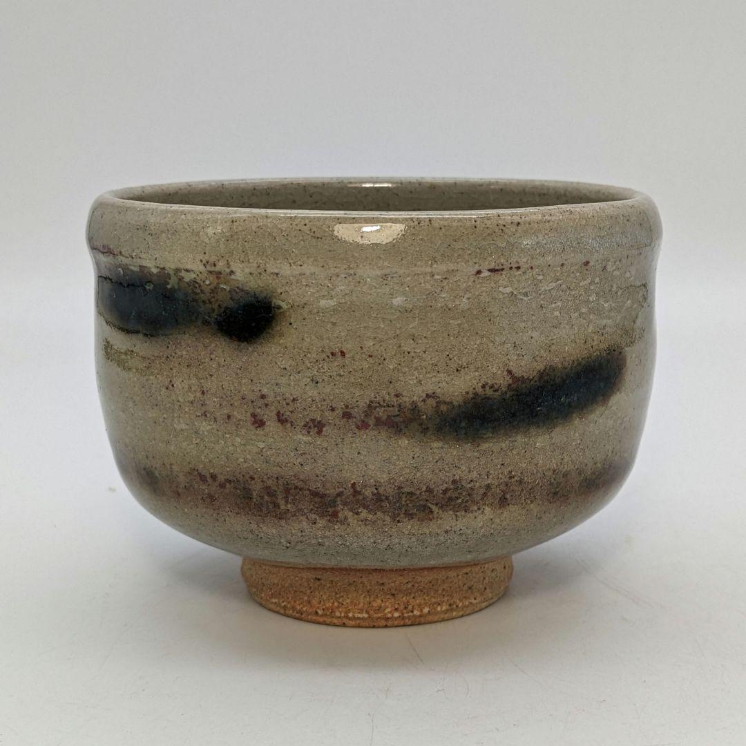 福郷柳仙 雪舟焼 茶盌 共箱共布 石見焼 抹茶碗 抹茶茶碗 茶道具 茶器