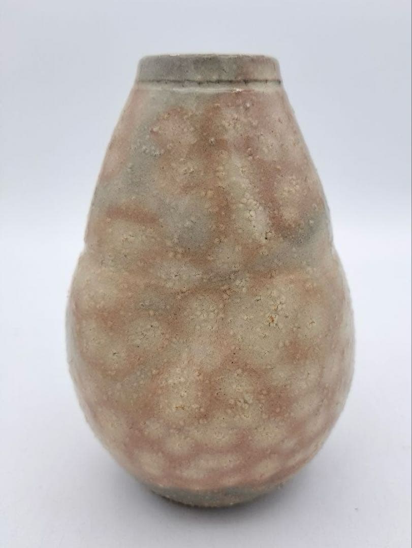 b264 掛花入 萩 13代 田原陶兵衛 木箱 茶道具 古物