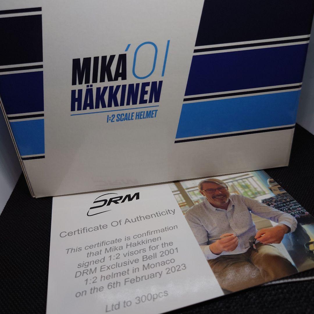 1/2 ヘルメット M.ハッキネン マクラーレン 2001年 ウエスト仕様