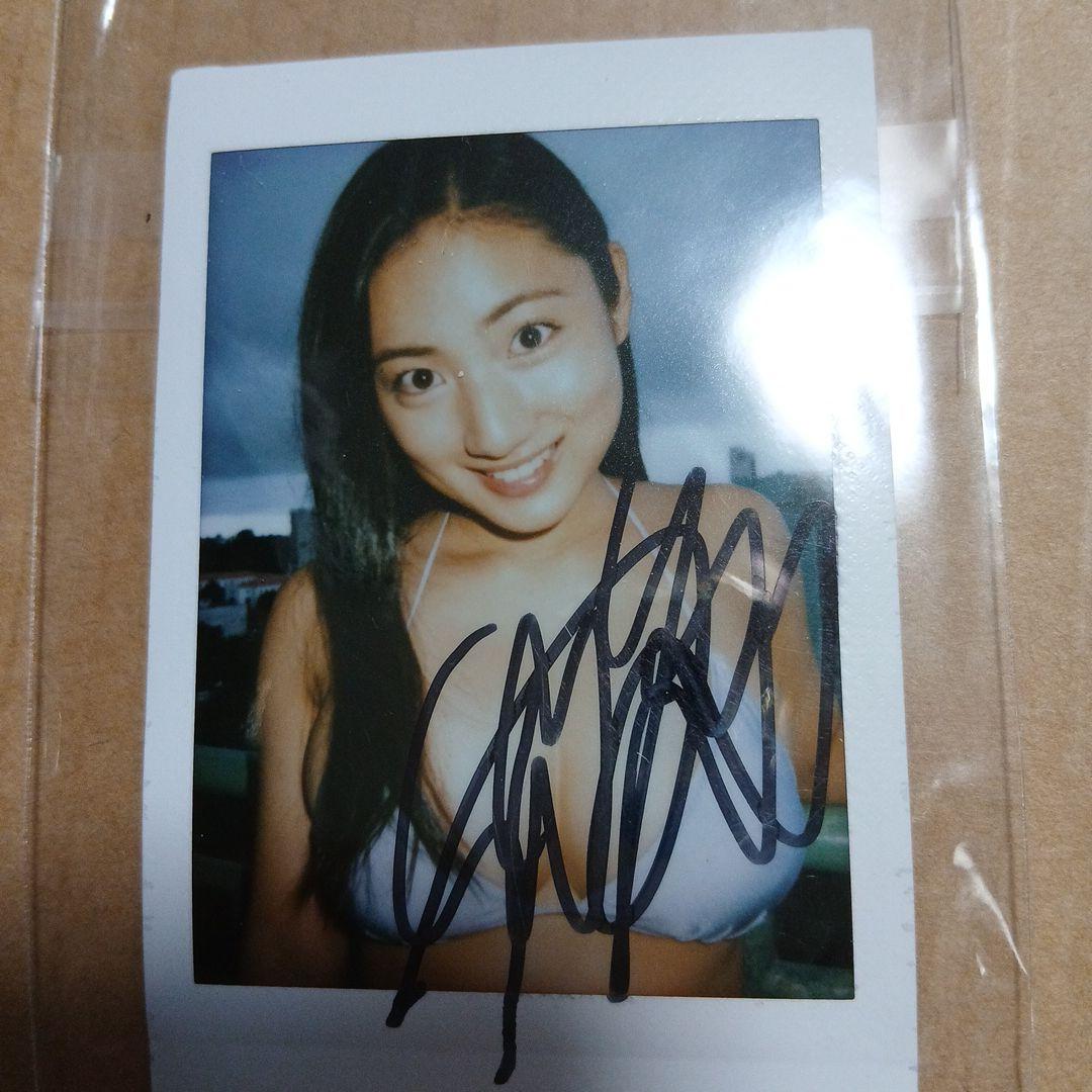 紗綾 サイン入りチェキ サイン入りビキニポラロイド写真 - メルカリ