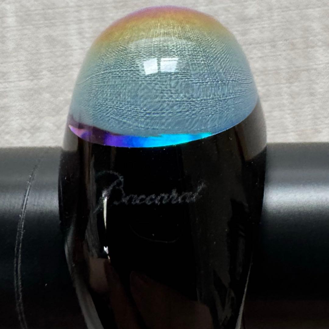 【新品未使用】バカラ タンゴ スカラベブルー クリスタル リング 9号