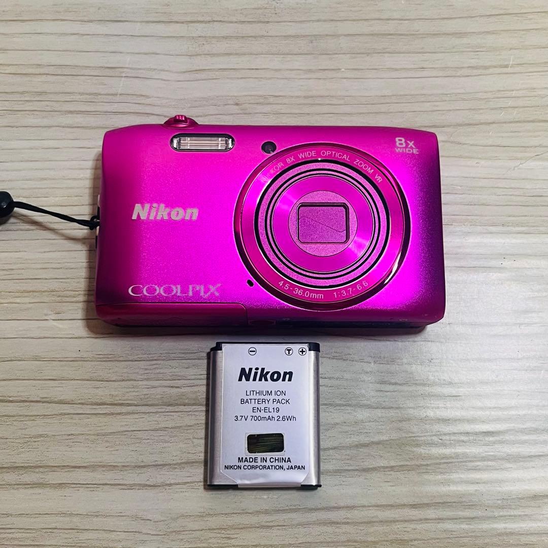 ニコン NIKON COOLPIX S3600 ピンク