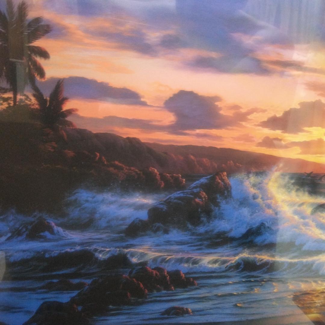 クリスチャン・リース・ラッセン ロマンスオブザシー 中古 大判額装