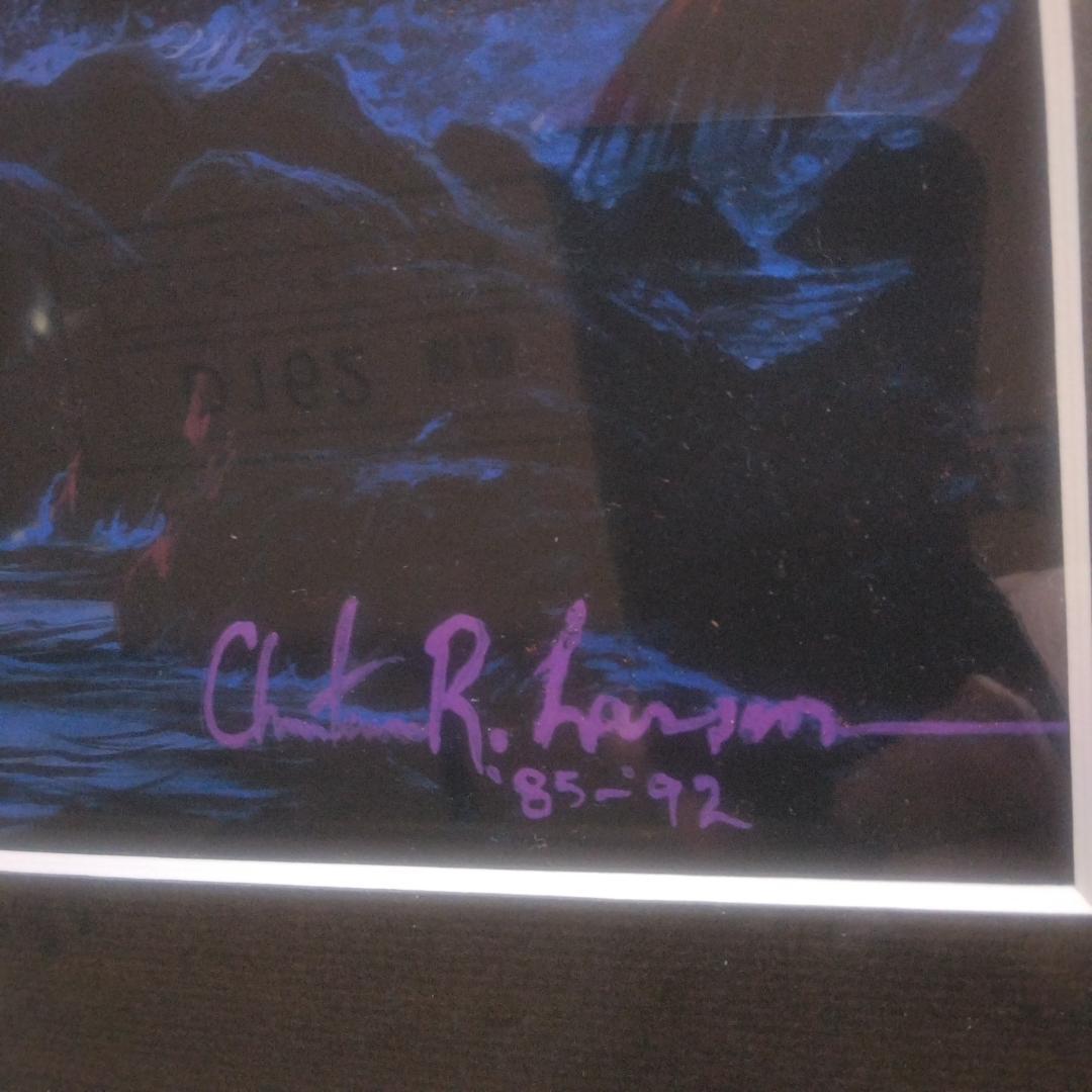 クリスチャン・リース・ラッセン ロマンスオブザシー 中古 大判額装