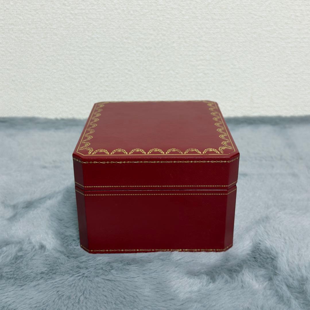 極美品】Cartier 空箱 ボックス 赤 時計 ウォッチ スエード 外箱付き