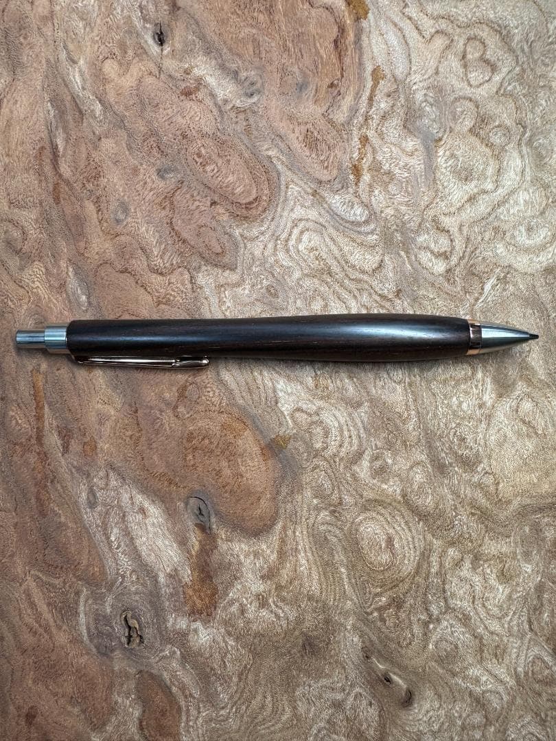 【woodpencraft　木軸ペン】黒檀