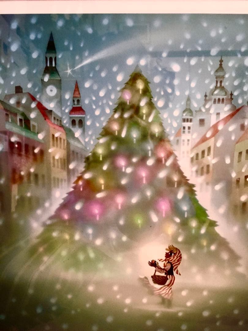 希少 藤城清治 限定品 マッチ売りの少女 122/450 真作 - メルカリ