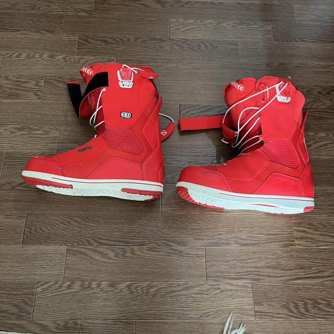 DEELUXEディーラックススノーボードブーツアイディー ID 27.5cm 赤