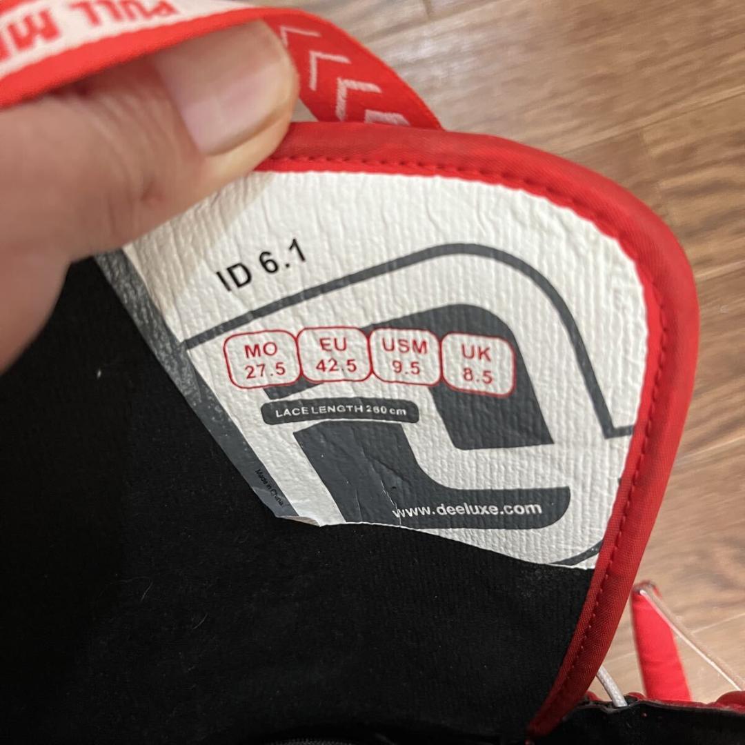 DEELUXEディーラックススノーボードブーツアイディー ID 27.5cm 赤