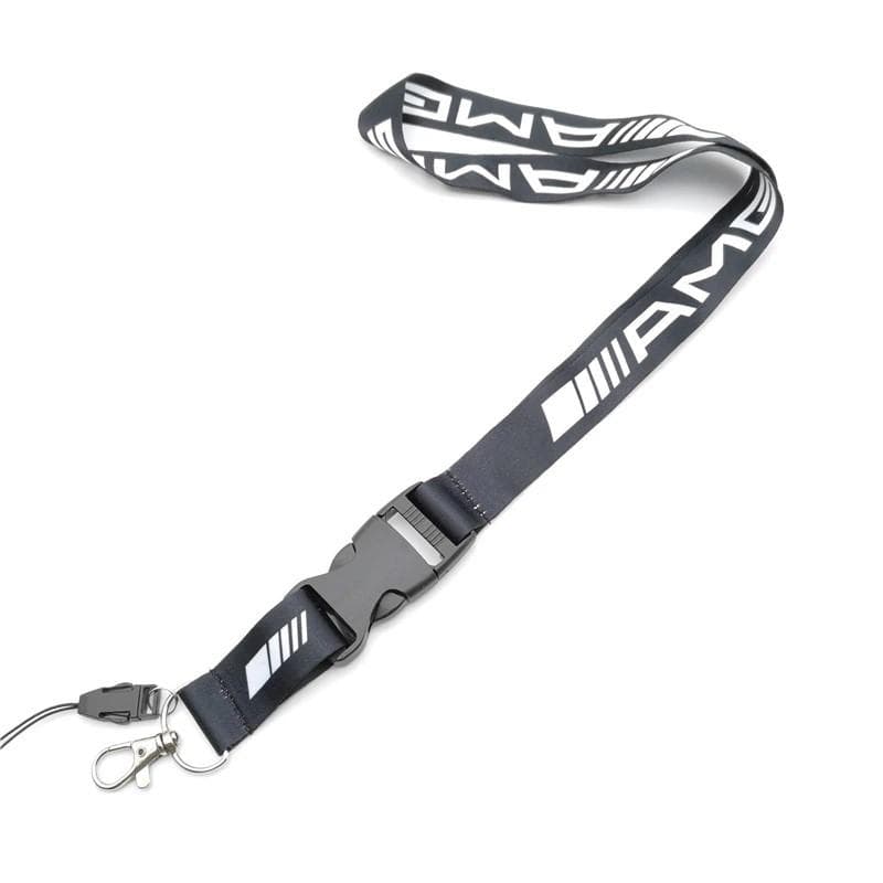 MercedesBenzメルセデスベンツAMG ネックストラップ ランヤード黒a