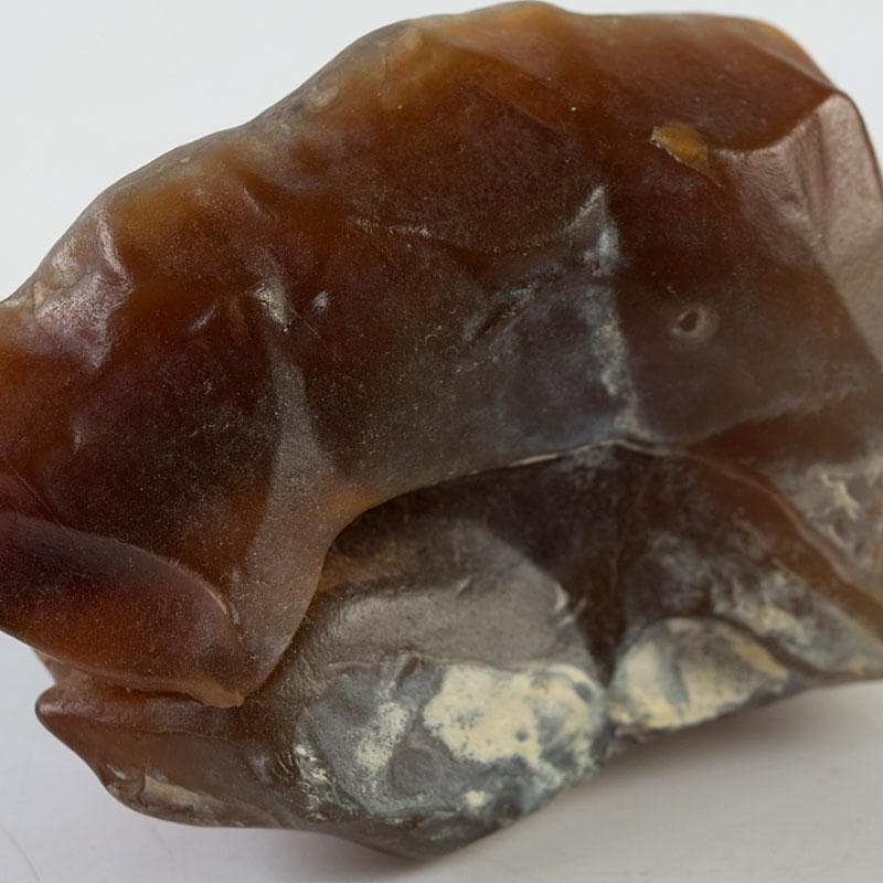 天然石 鑑賞石 瑪瑙 原石 唐木台付 置物 Z 8612