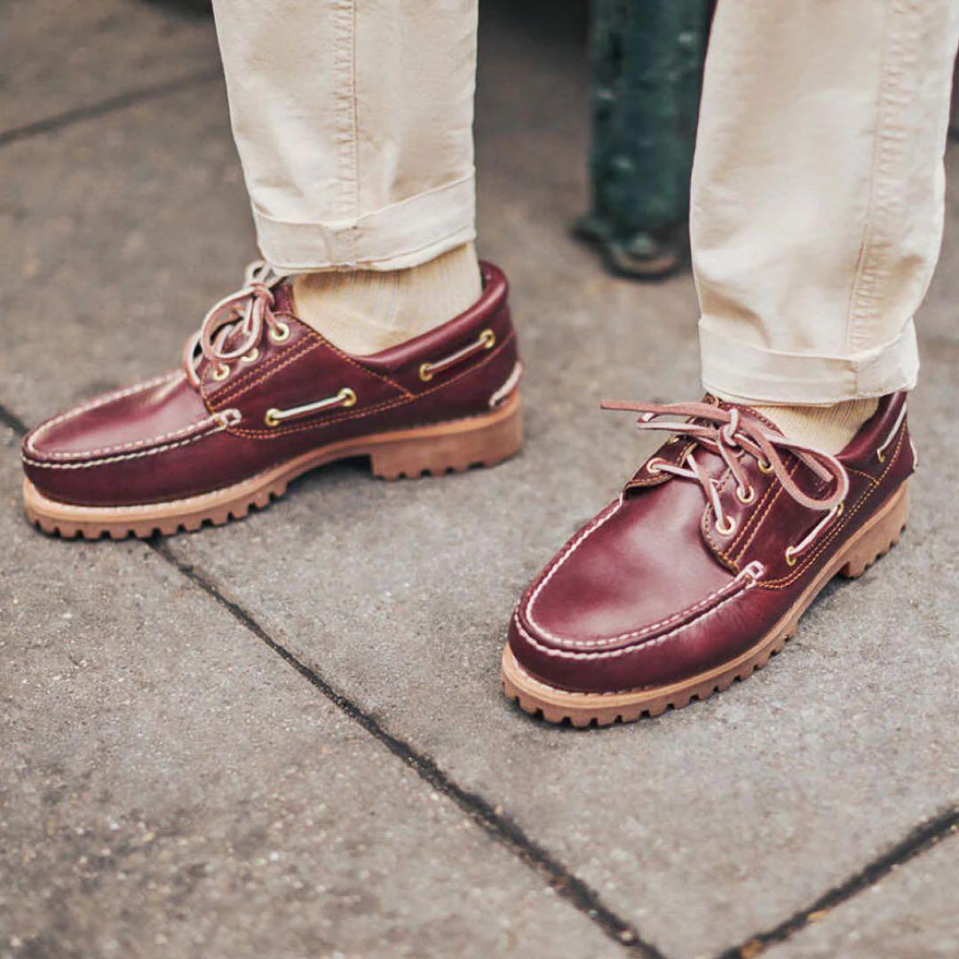 【9H】Timberland 3-Eye Classic Lug バーガンディ