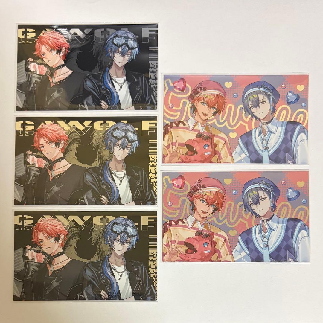 にじさんじ ぎゃうるふ チェキ風カード 集合 5枚 - メルカリ
