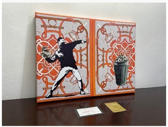 世界限定100枚】DEATH NYC 額付アート Banksyキースヘリング