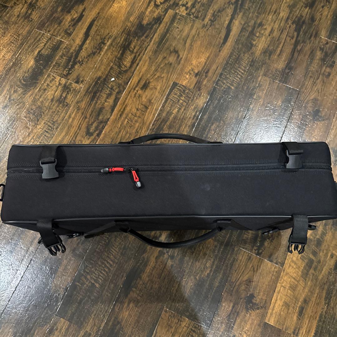 bam ヴァイオリン　ヴィオラ　ダブルケース 黒　ショルダーベルト付き